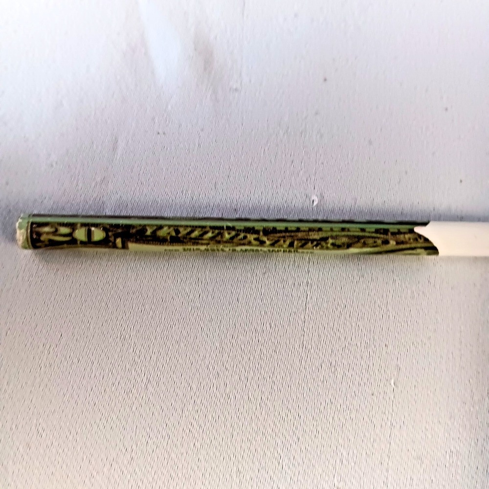 Vtg LaSalle Bank Wood Pencil $20 Bill Money Art Chicago Banking Collectible - Picture 4 of 9